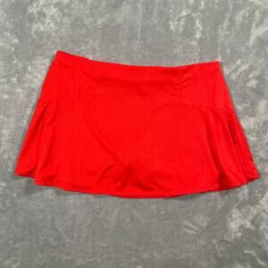 Lucky in Love Skort Large Red Pickleball Tennis Activewear Sporty Athleisure
